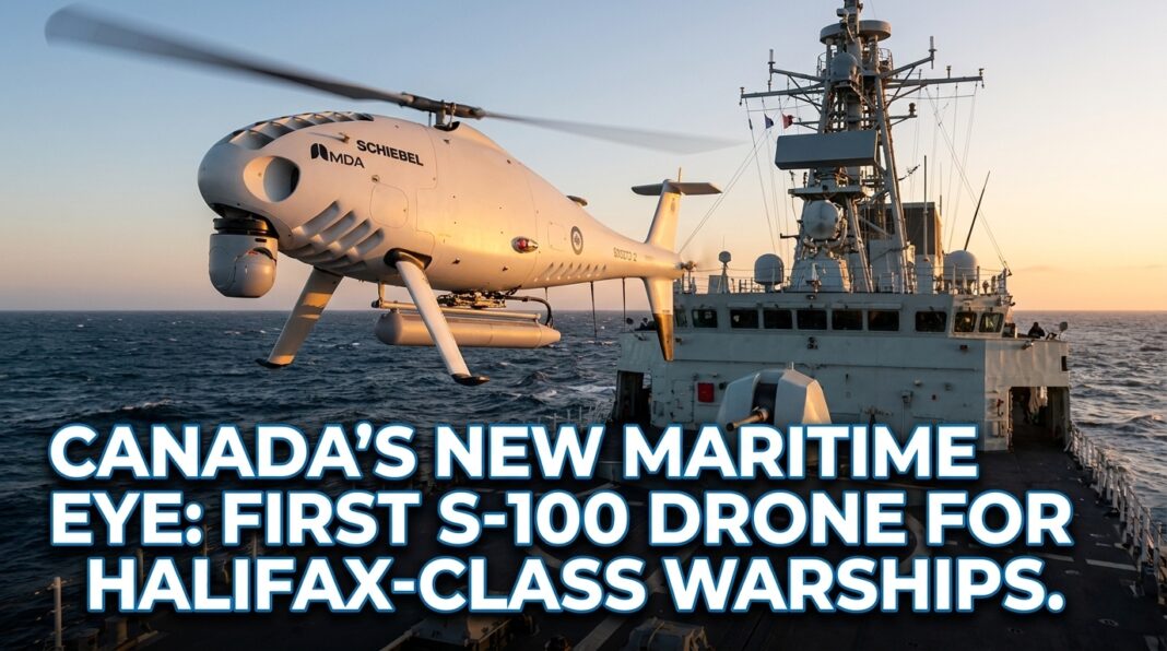 Schiebel Camcopter S-100 maritime drone
