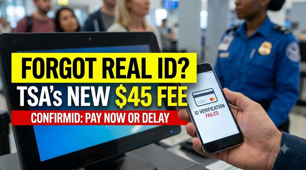 TSA Checkpoint Alert: Forget Your REAL ID and Face Hefty Delays and $45 Fine